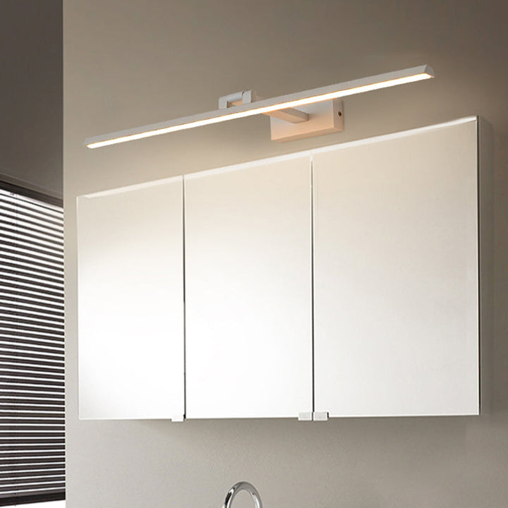 Lineaire LED-Spiegellampen Moderne minimalistische stijl Metaal Enkele Spiegellamp