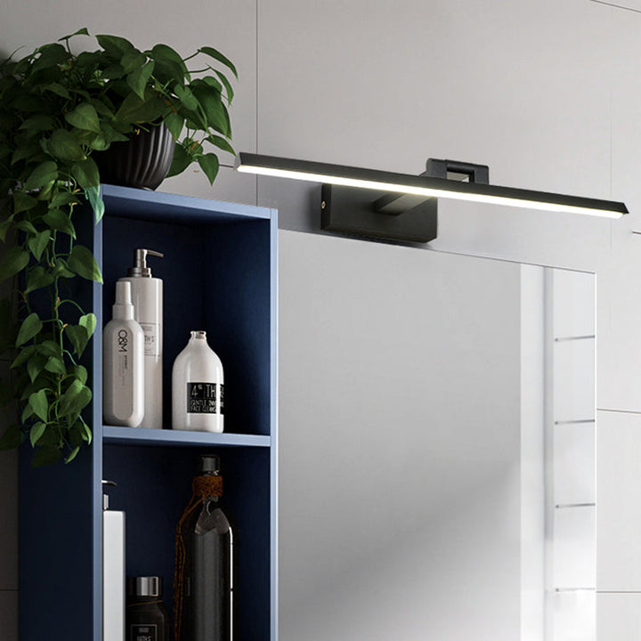 Lineaire LED-Spiegellampen Moderne minimalistische stijl Metaal Enkele Spiegellamp