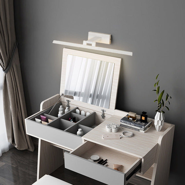 Lineaire LED-Spiegellampen Moderne minimalistische stijl Metaal Enkele Spiegellamp