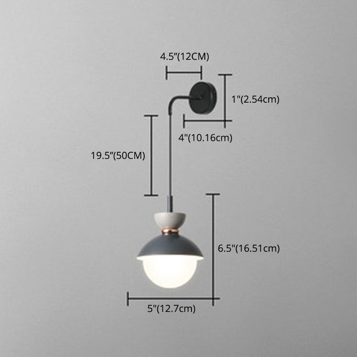 Macaroon Mini Wandlamp Nordic Kleurrijke Binnenverlichting Wandverlichting voor Slaapkamer Gang