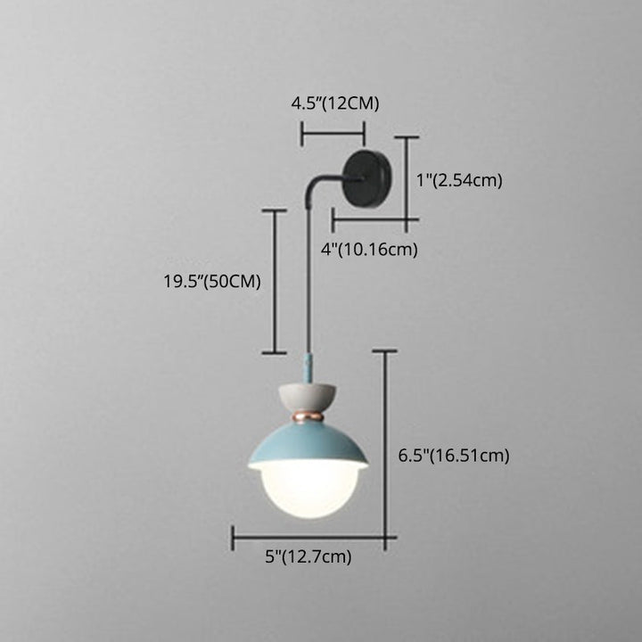Macaroon Mini Wandlamp Nordic Kleurrijke Binnenverlichting Wandverlichting voor Slaapkamer Gang