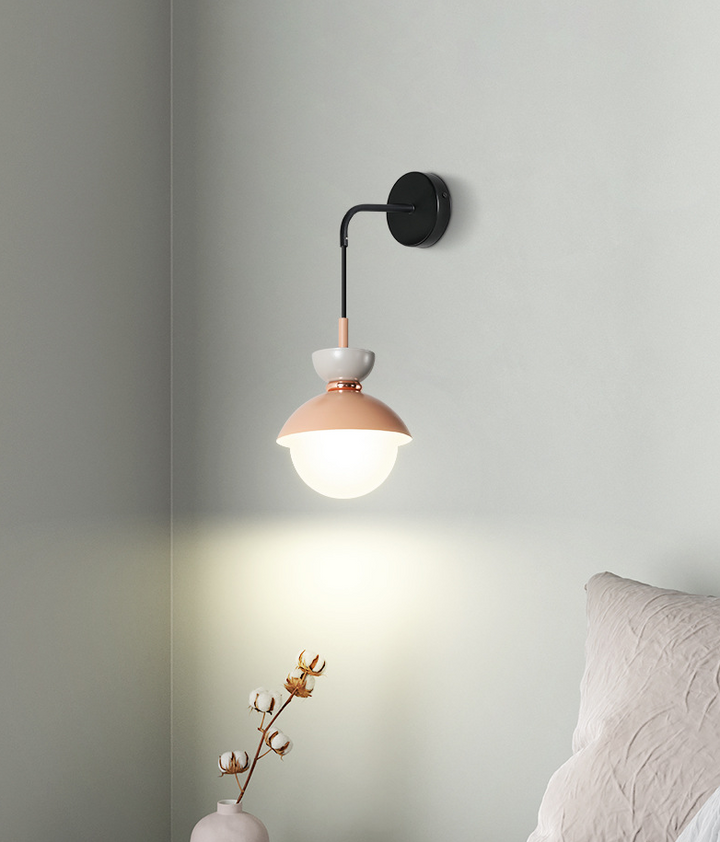 Macaroon Mini Wandlamp Nordic Kleurrijke Binnenverlichting Wandverlichting voor Slaapkamer Gang