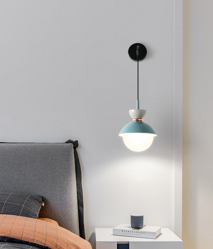 Macaroon Mini Wandlamp Nordic Kleurrijke Binnenverlichting Wandverlichting voor Slaapkamer Gang
