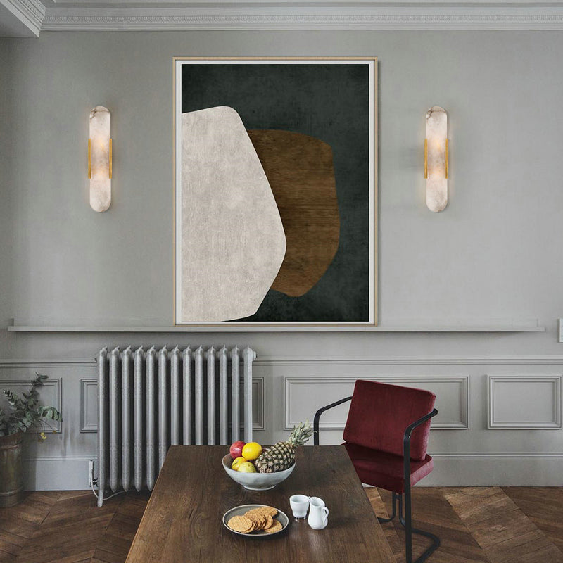 2 Lichtbollen bar plafondlamp koloniaal goud/zwarte marmeren wandlamp verlichting voor eetkamer