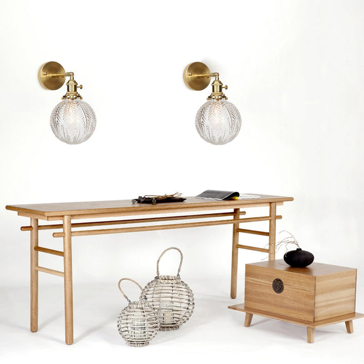 Geometrische/Globe/Pentagram Wandlamp Hedendaags Prismatisch Glas 1 Lamp Messing Wandgemonteerde Verlichtingsarmatuur