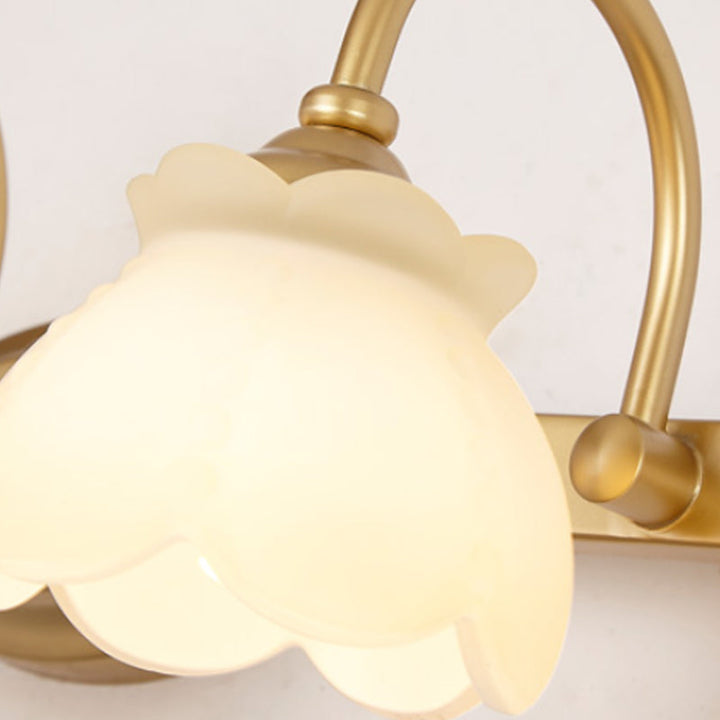 Blossom Badkamer Vanity Spiegel Licht Traditioneel Metaal LED 2/3/4 Koppen Messing Wandlamp