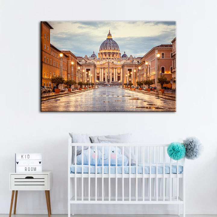 Fresh Palace - Canvas Wandkunst Schilderij