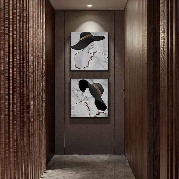 Fashionista - Canvas Muurkunst Schilderij