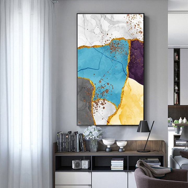 Marmel Poster en Prints - Canvas Wand Kunst Schilderij