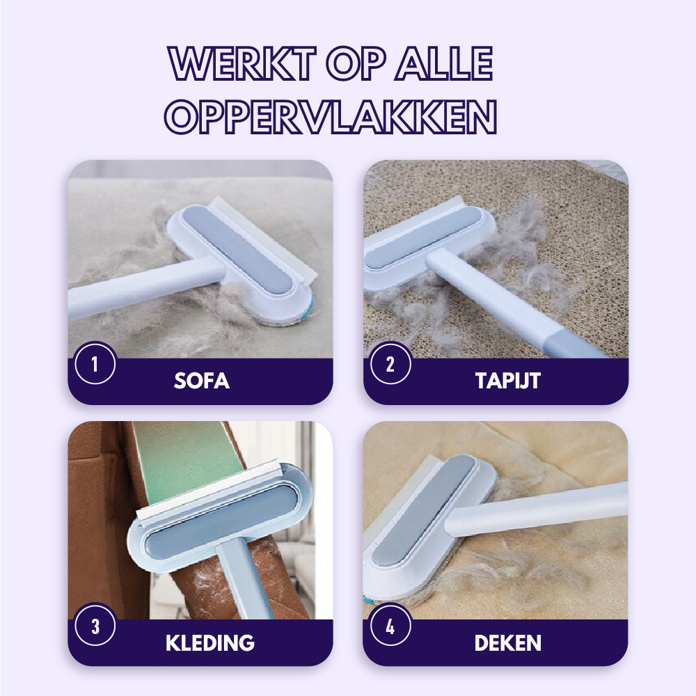 Arosta | 3-in-1 Dierenhaar Verwijderaar - PetClean Pro