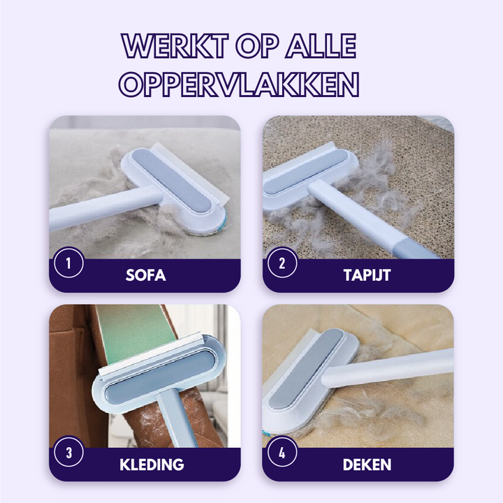 Arosta | 3-in-1 Dierenhaar Verwijderaar - PetClean Pro