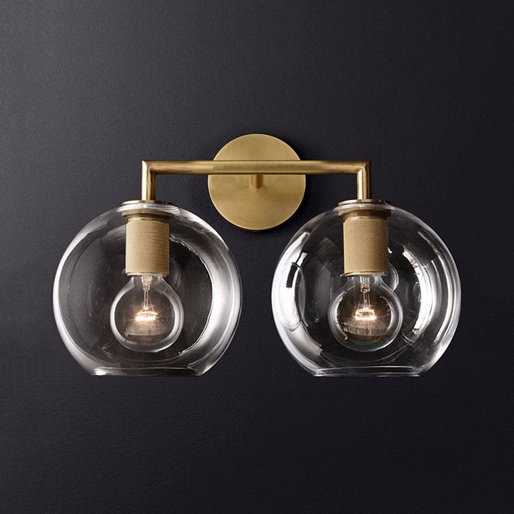 Traditionele gewapende wandlamp metaal 1/2 koppen wandlamp licht in zwart/ messing/chroom voor de woonkamer