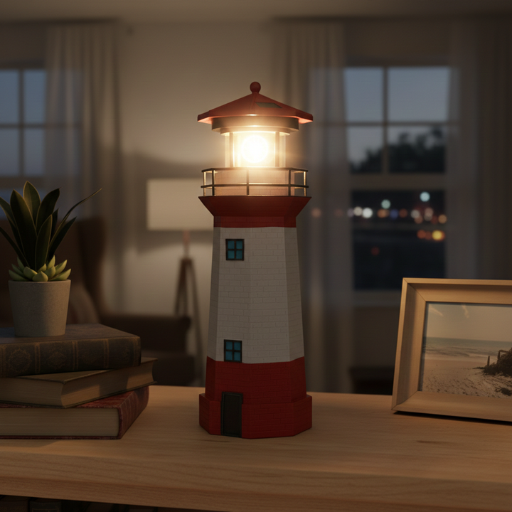 LED vuurtoren solar buiten landschap lamp