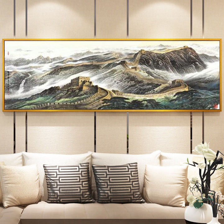 Rustige Scenic Landschap Muurkunst