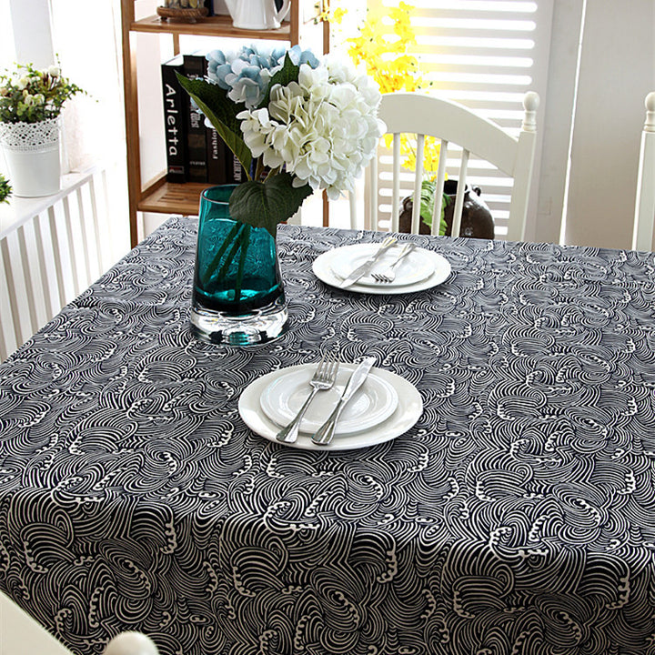 Decoratieve Tafellaken met Kantafwerking