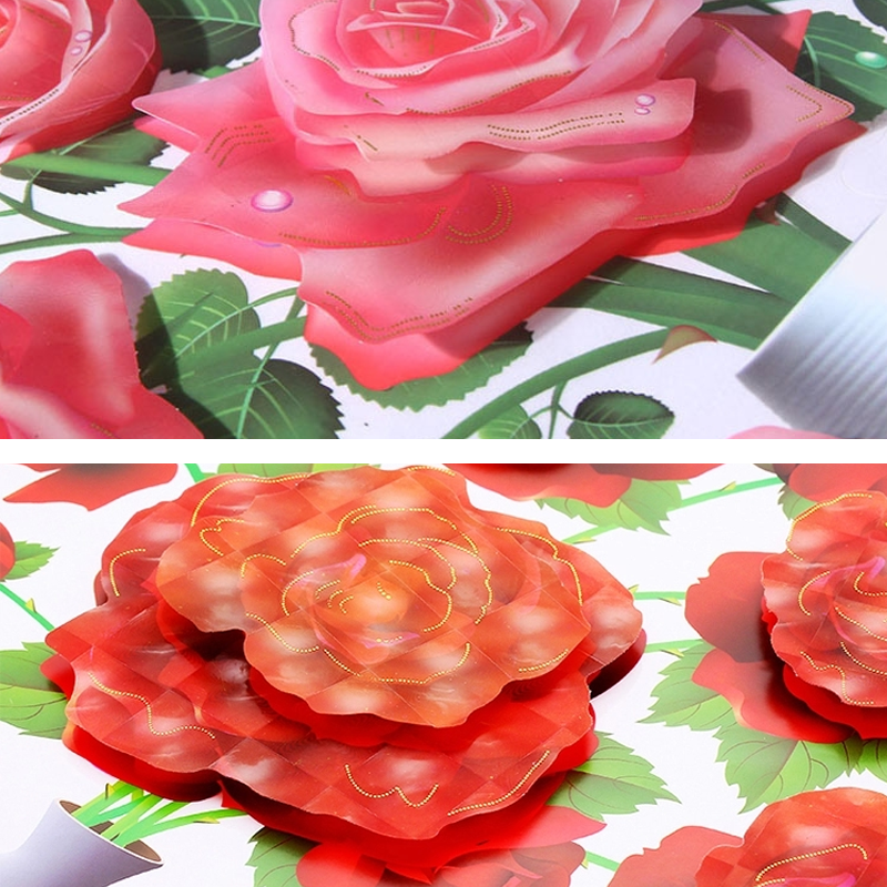 3D Vaasje Muur Sticker