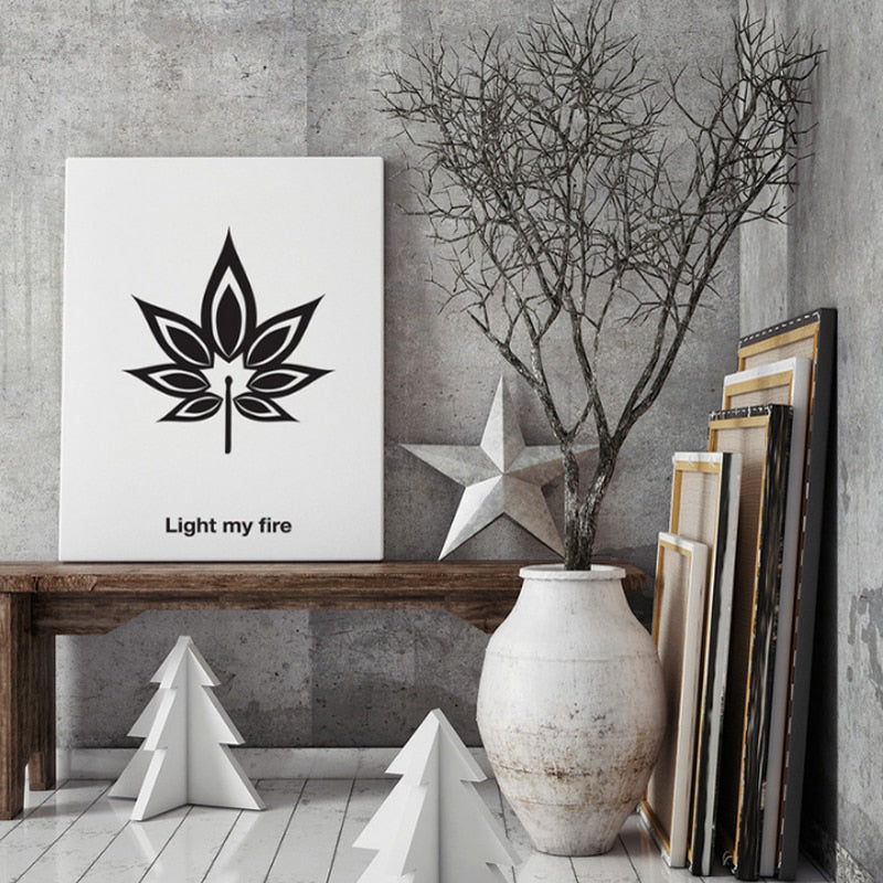 Inspirerende quote - canvas wandkunst schilderij