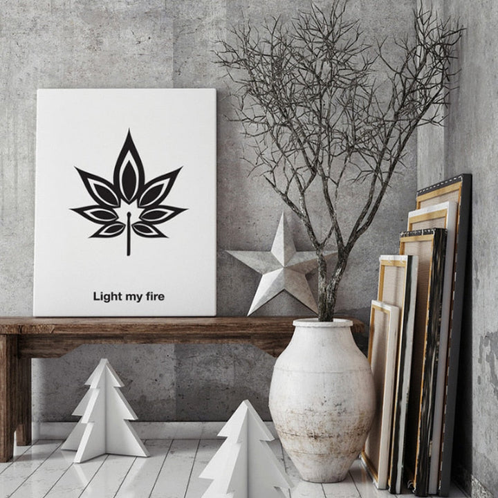Inspirerende quote - canvas wandkunst schilderij