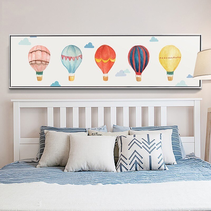 Heißluftballon - Canvas Wandkunst Schilderij