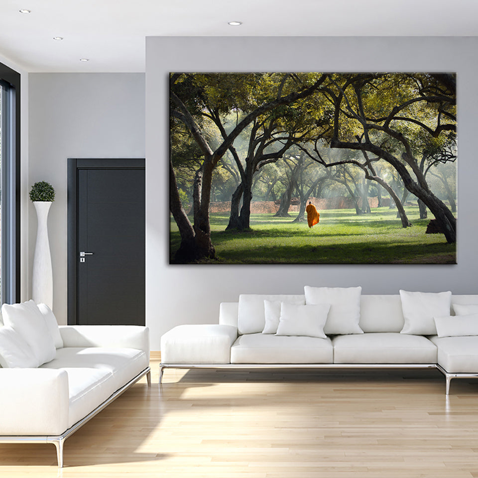 Walk The Earth - Canvas Muurkunst Schilderij