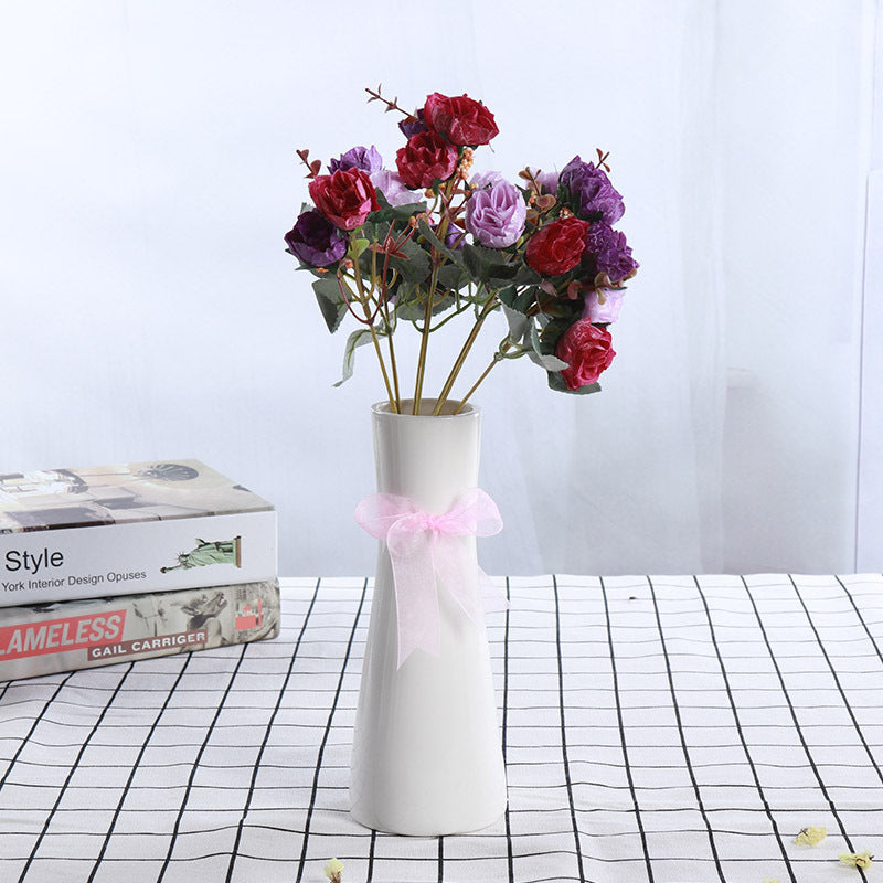 Elegante Gedraaide Keramische Bloemvaas