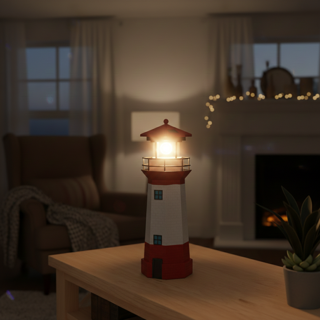 LED vuurtoren solar buiten landschap lamp