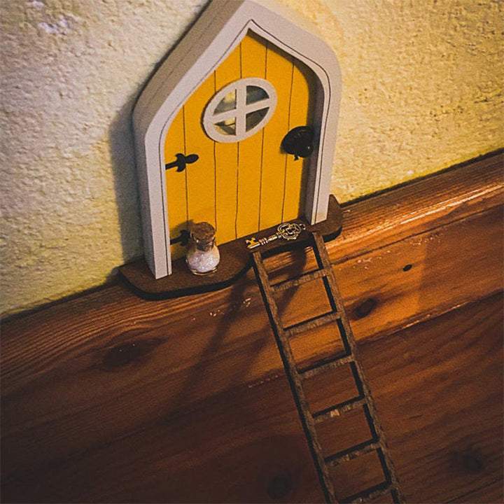 Sprookjesachtige scène - Mini-elven deur