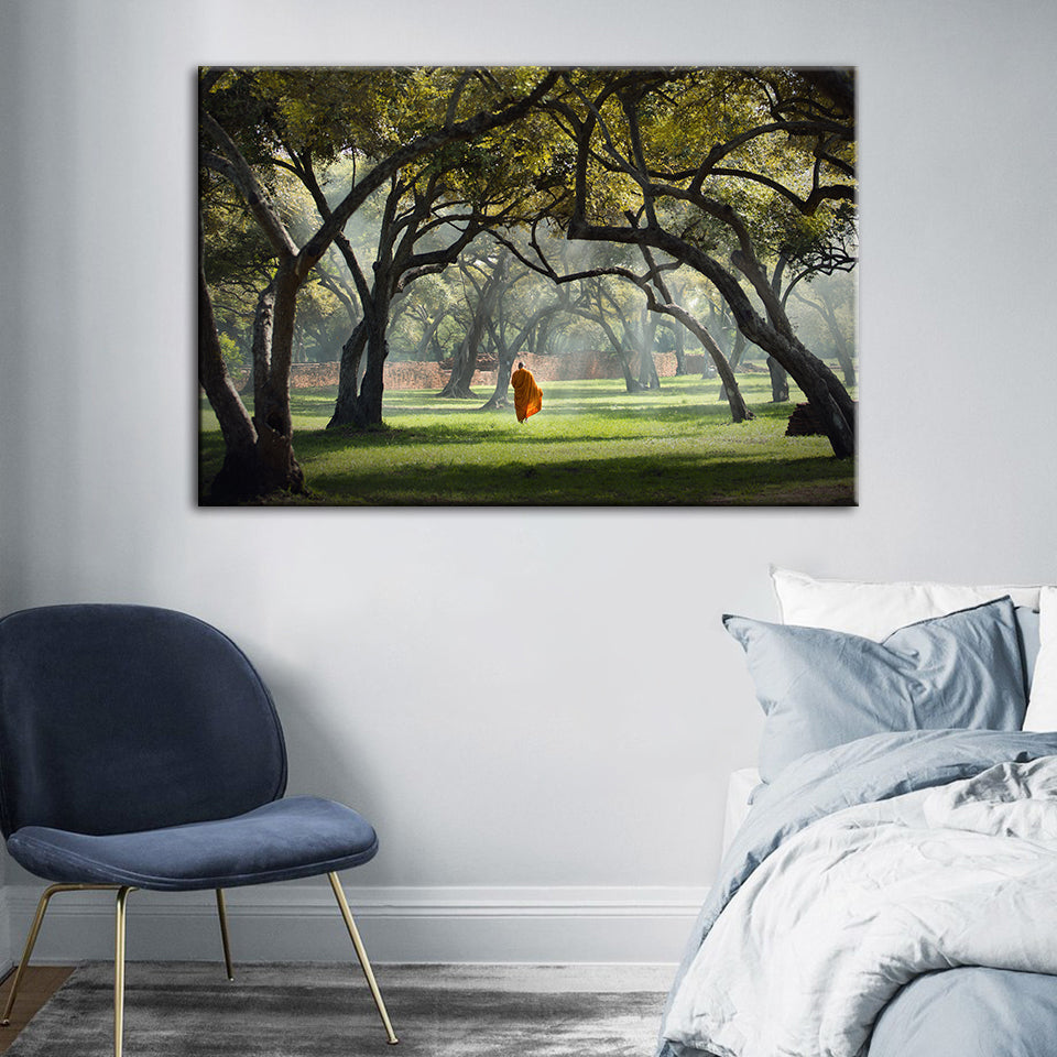 Walk The Earth - Canvas Muurkunst Schilderij