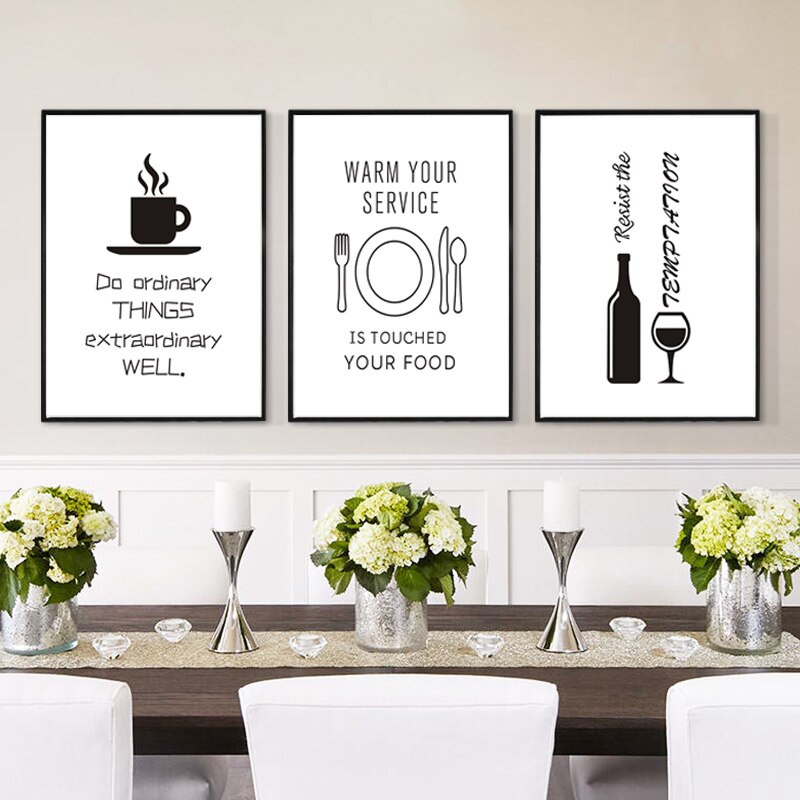 Minimalistische levensmiddelen wijn - canvas wandkunst schilderij