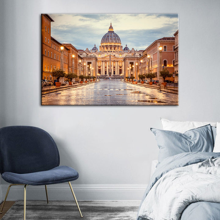 Fresh Palace - Canvas Wandkunst Schilderij