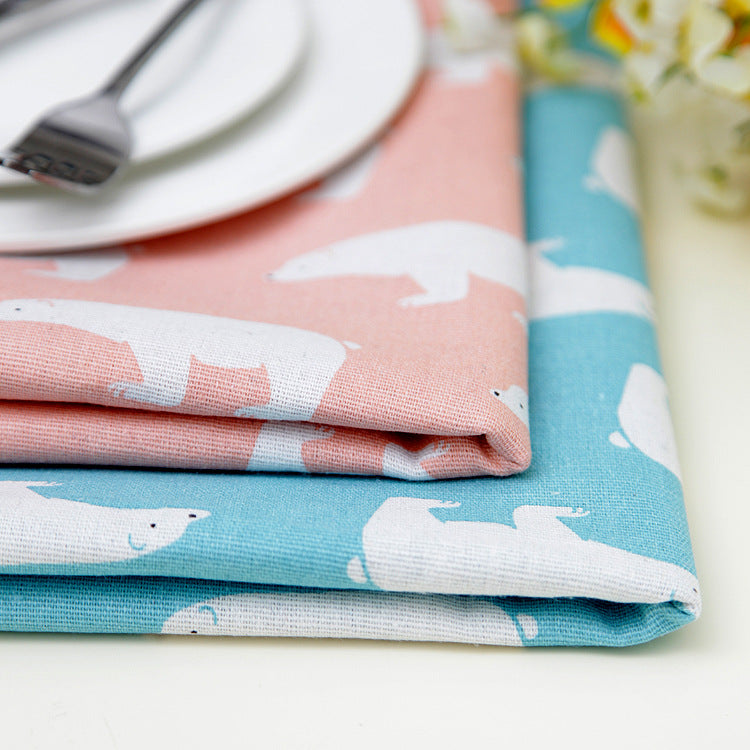 Leuke Print Tafellaken met Poolbeer