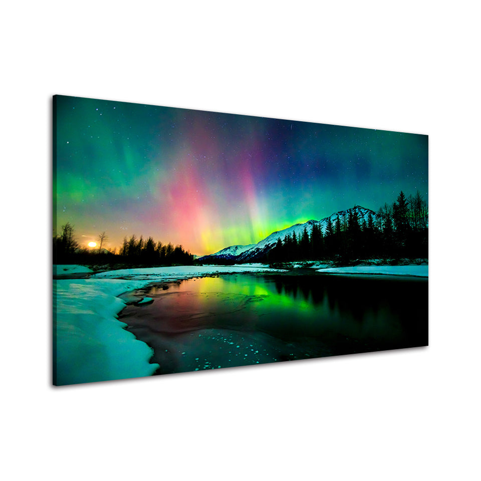 Irlands Aurora - Canvas Wall Art Painting