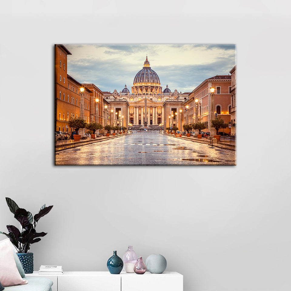 Fresh Palace - Canvas Wandkunst Schilderij