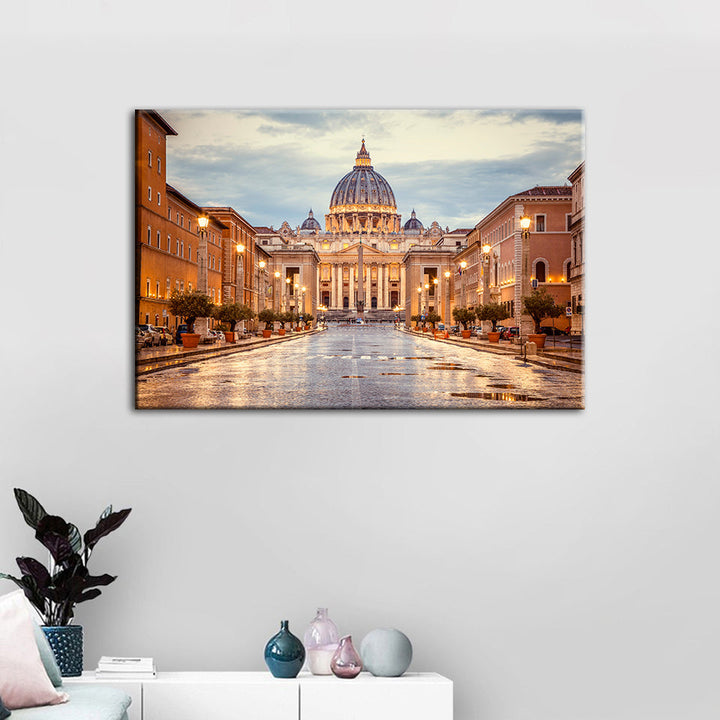 Fresh Palace - Canvas Wandkunst Schilderij
