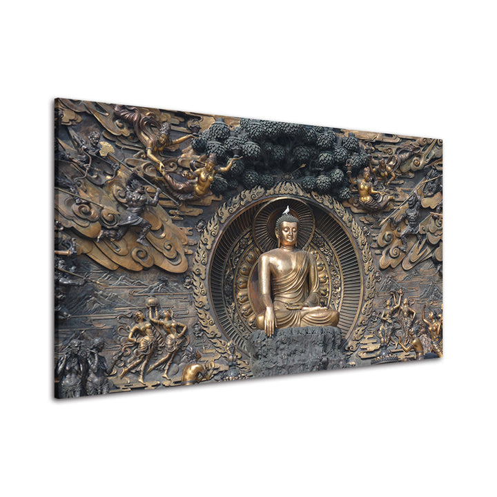 Mahavira Friedliche - Canvas Wandkunst Schilderij