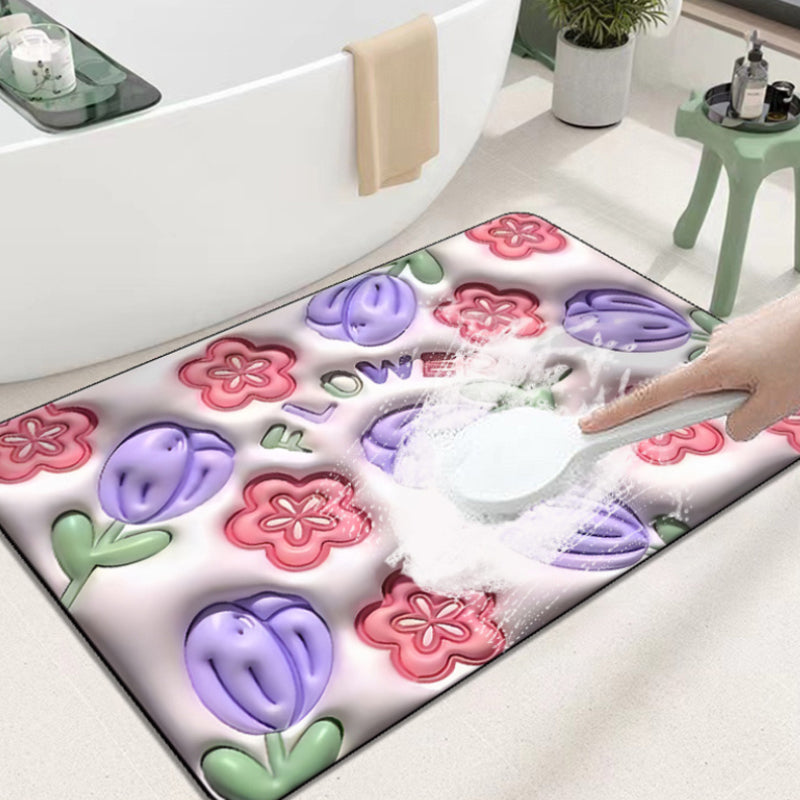Arosta | 3D bloem zachte diatomiet modder absorberende vloermat