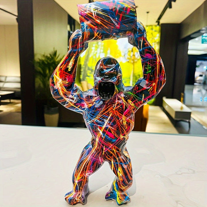 Luxus Graffiti Donkey Kong Vaas sculptuur
