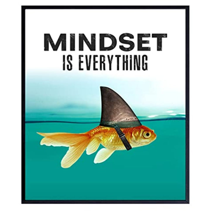 Mindset is alles - Motivational Wall Art Poster