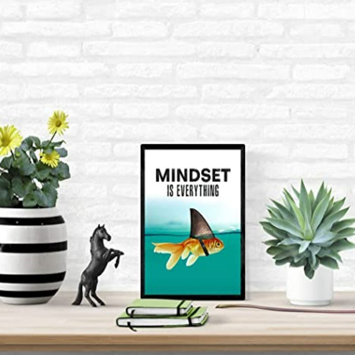Mindset is alles - Motivational Wall Art Poster