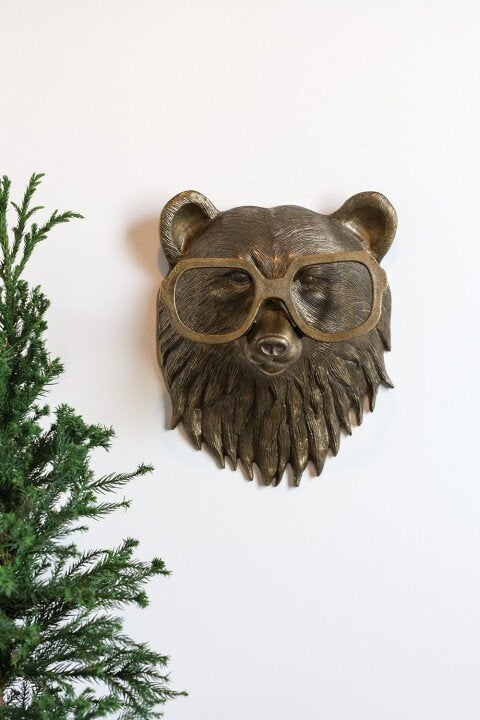 Unieke wanddecoratie met dierenkop voor thuis