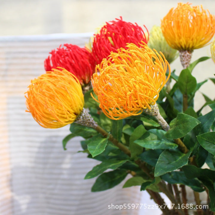 Realistische Protea Bloem Steel