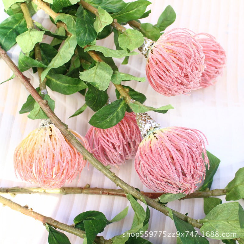 Realistische Protea Bloem Steel