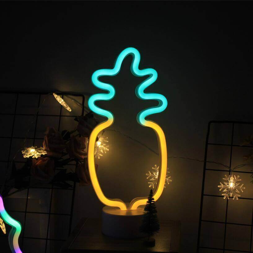Kreatieve LED-modelleerlamp Regenboog-ijs aan het stokje