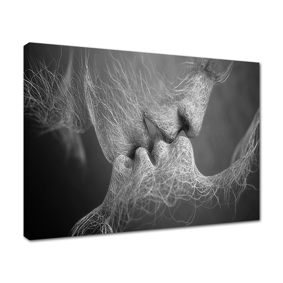 Lines Of Lovers - Canvas Muurkunst Schilderij