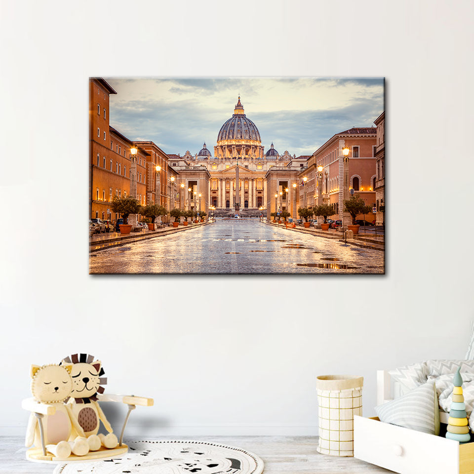 Fresh Palace - Canvas Wandkunst Schilderij