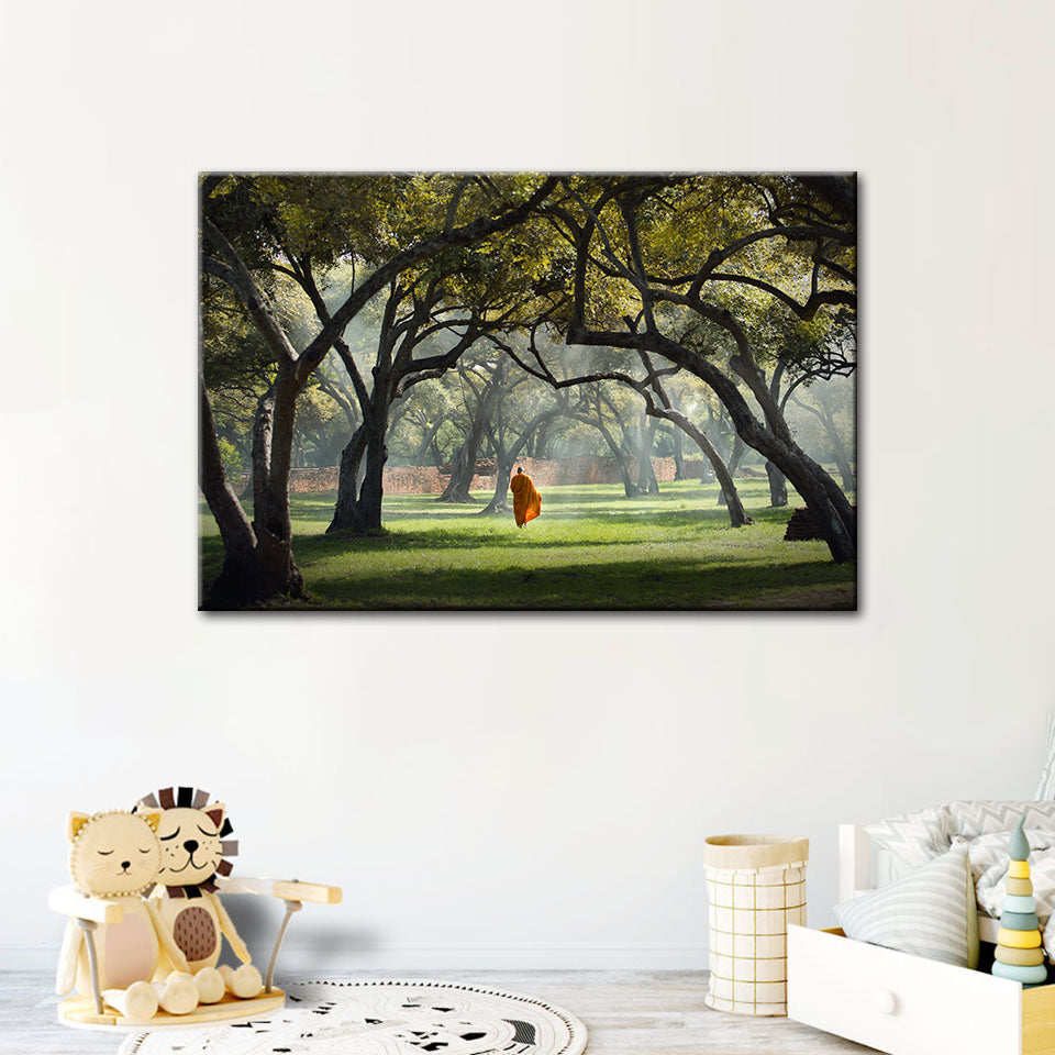 Walk The Earth - Canvas Muurkunst Schilderij