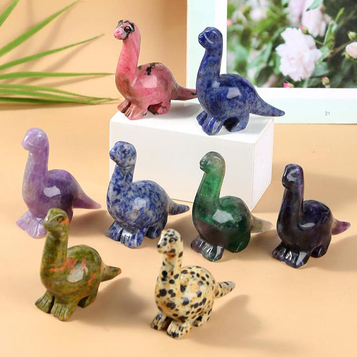 2.5 inch kristallen dinosaur woningdecoratie edelsteen decoratie