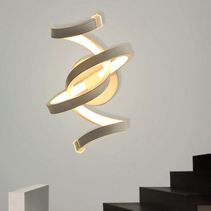Ivoor band wandlamp wandsteun minimalisme LED acryl wandlamp voor slaapkamer