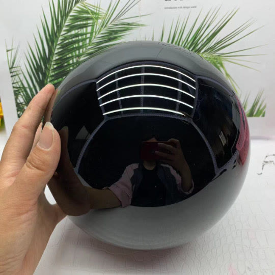 Obsidiaanse kristallen bol decoratie