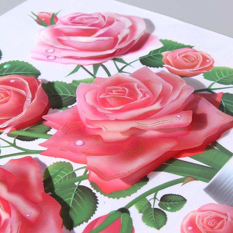3D Vaasje Muur Sticker